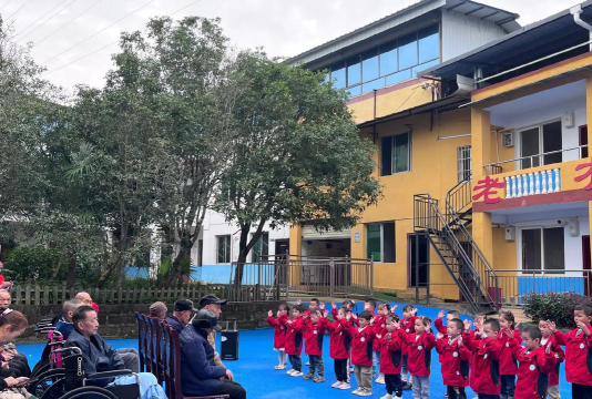 三台县忠孝乡五爱村幼儿园阅读区