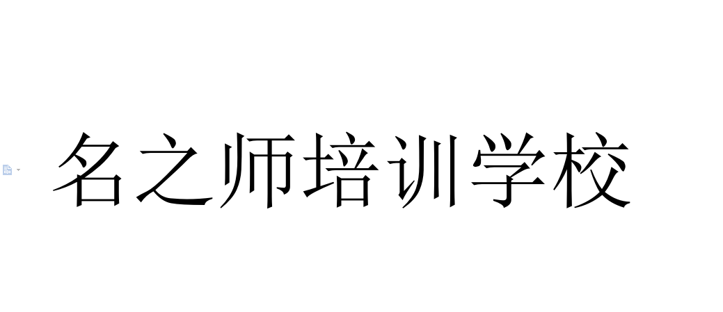 龙岩市新罗区名之师艺术培训有限公司