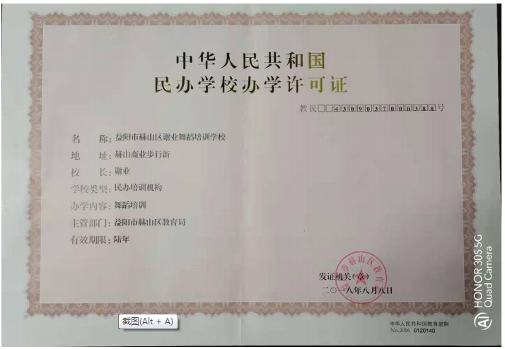 益阳市赫山区谢业舞蹈培训学校有限公司